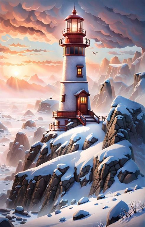 <div class='list-title'>Snowy lighthouse</div><div class='list-plustitle'>needlepoint kit</div>
